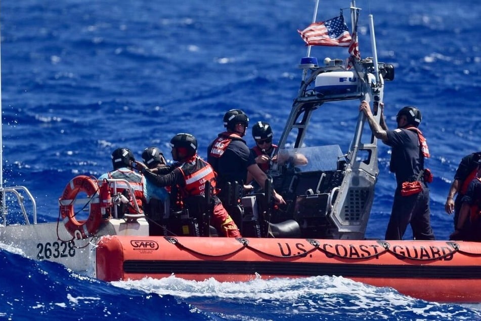 Die Männer wurden von der US-Küstenwache gerettet.