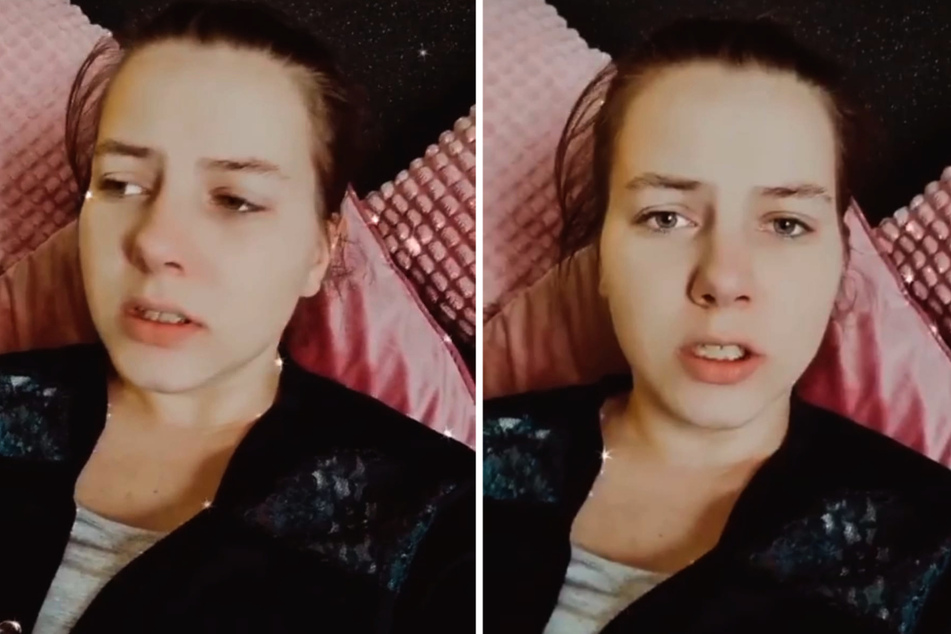 Sarafina Wollny (26) bläst ihren Hatern in einer Instagram-Story den Marsch. (Fotomontage)