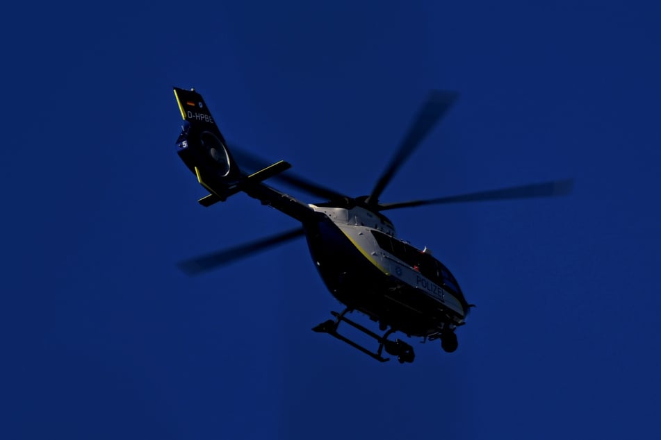 Schließlich hatte ein Polizeihubschrauber den Mann sichten können.