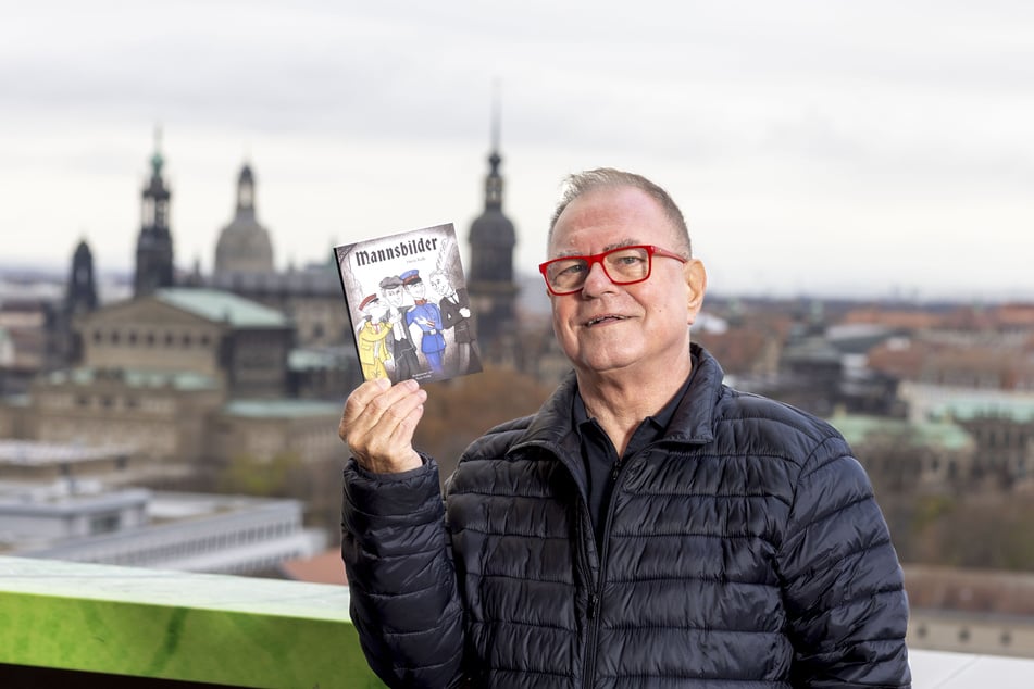 Autor Heinz Kulb mit seinem amüsanten Geschichten-Buch "Mannsbilder".