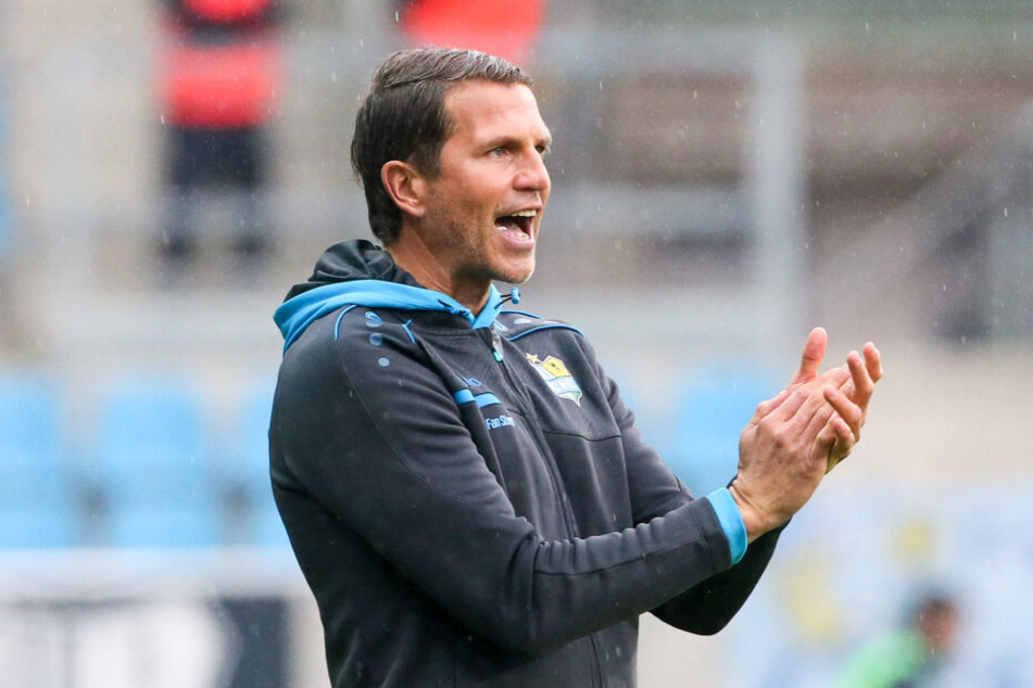 Glöckner ist zufrieden mit der Leistung seiner Mannschaft.