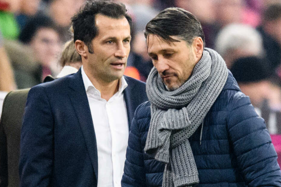 Bayern-Trainer Niko Kovac (r.) sitzt beim Rekordmeister aus München alles andere als fest im Sattel.