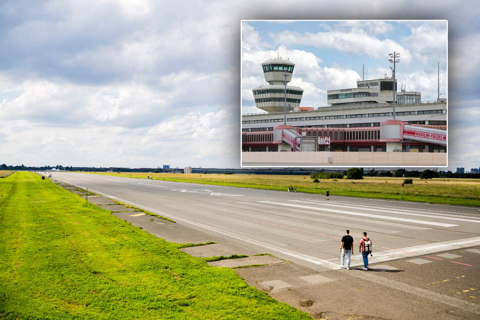 Um die Nutzung des Tempelhofer Feldes gibt es immer wieder Debattenm, doch auch beim ehemaligen Flughafen Tegel könnten womöglich Windkrafträder entstehen.