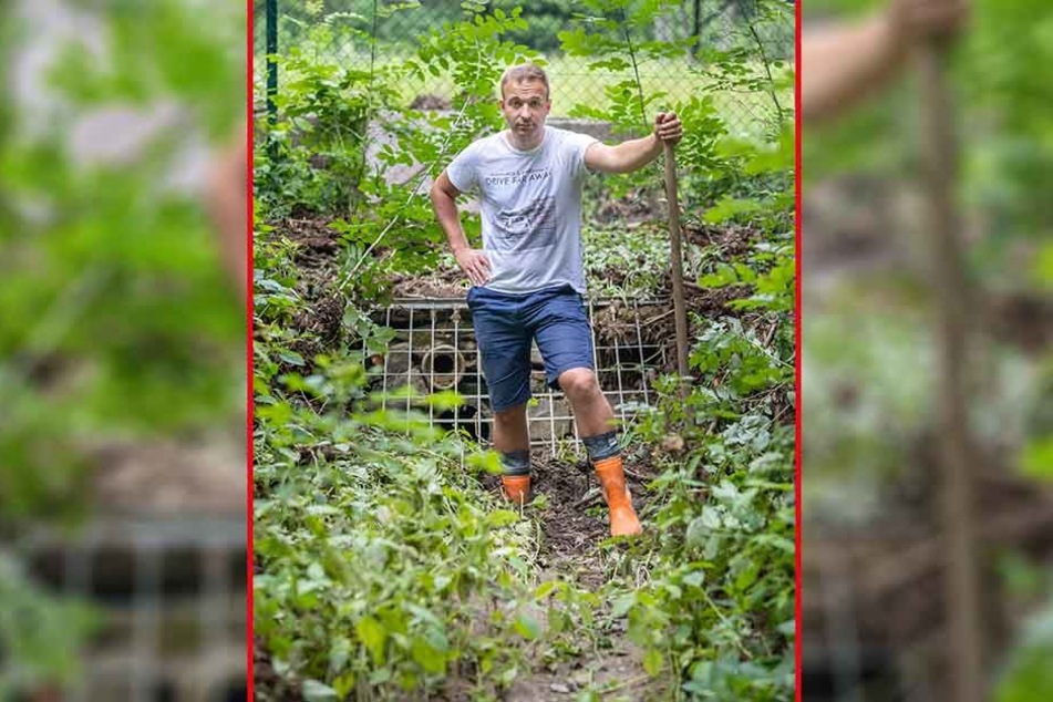 Felix Kreißel (31) vom Bürgerverein Erfenschlag möchte das Freibad erhalten und wünscht sich mehr Einsatz von der Stadt.