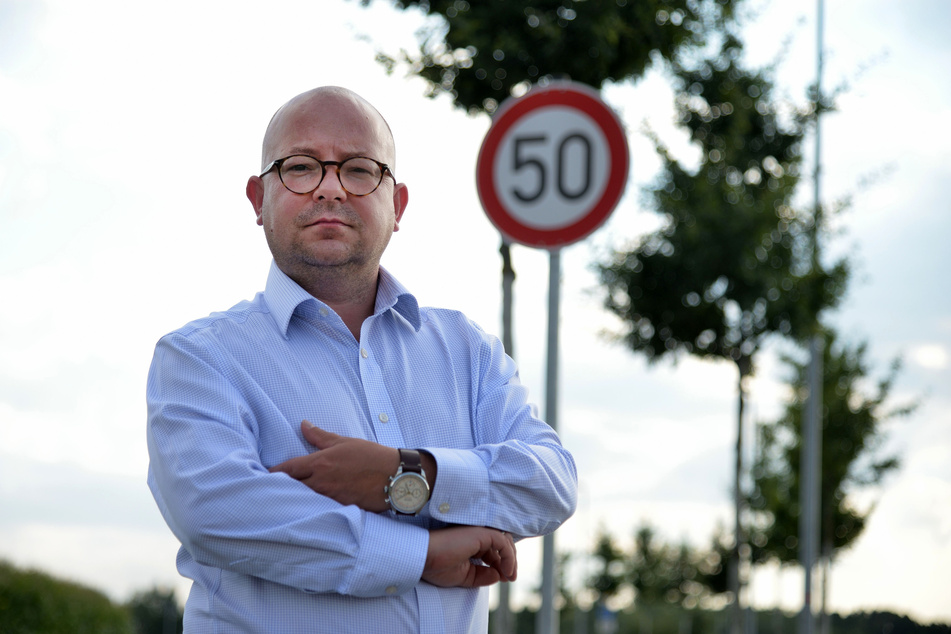 Frank Müller-Rosentritt (39, FDP) kritisiert den Tempo-30-Vorschlag in der gesamten Chemnitzer Innenstadt.