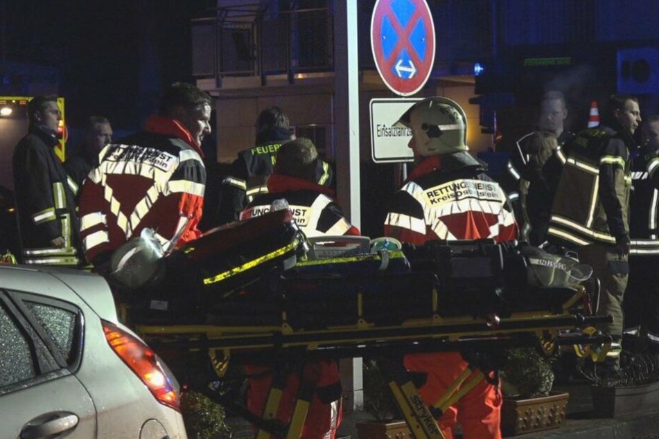 Vorsichtshalber waren auch viele Mitarbeiter des Rettungsdienstes im Einsatz.