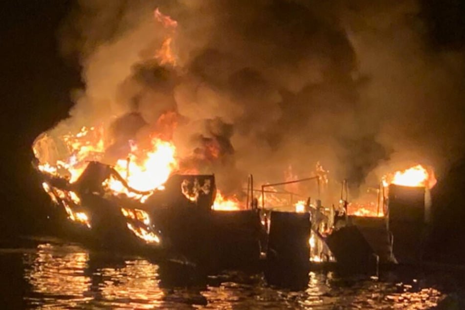 Das verheerende Feuer auf dem Tauchschiff "Conception" kostete 34 Menschen das Leben.