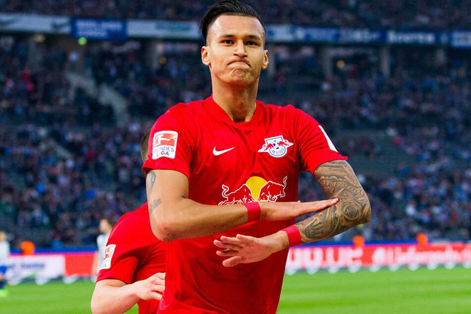 Schluss, aus! Davie Selke beim Torjubel nach seinem 4:1-Treffer bei Hertha BSC. Trägt er ab kommender Saison wieder das Werder-Trikot?