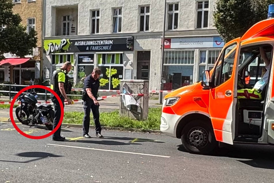 Die Seniorin ist von einem Motorrad erfasst und tödlich verletzt worden.