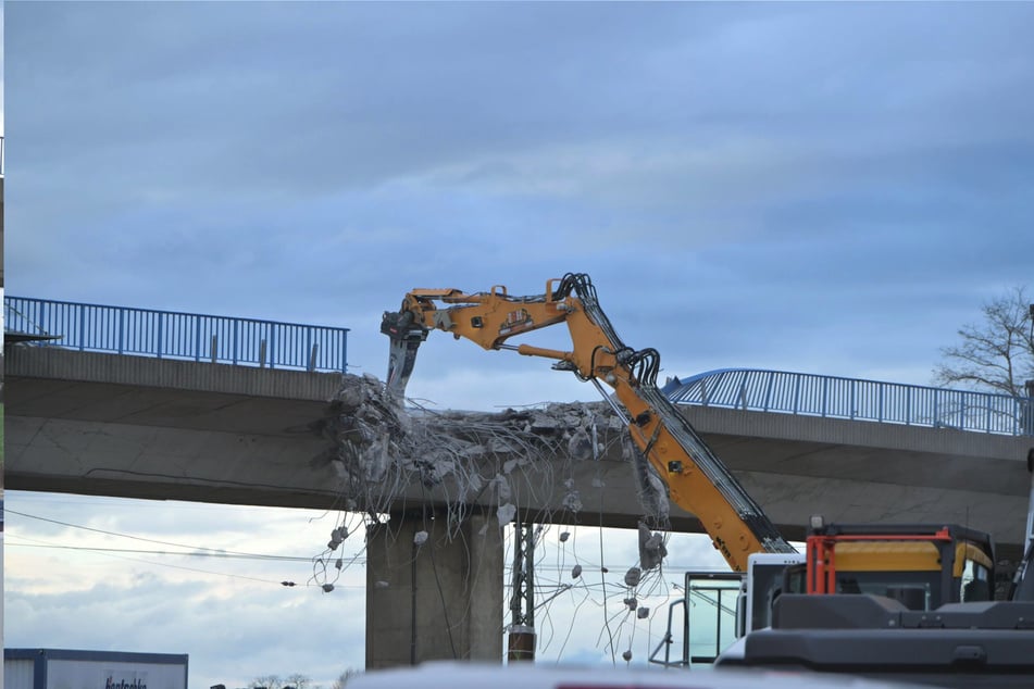 Die Brücke wurde am Mittwoch gesperrt.