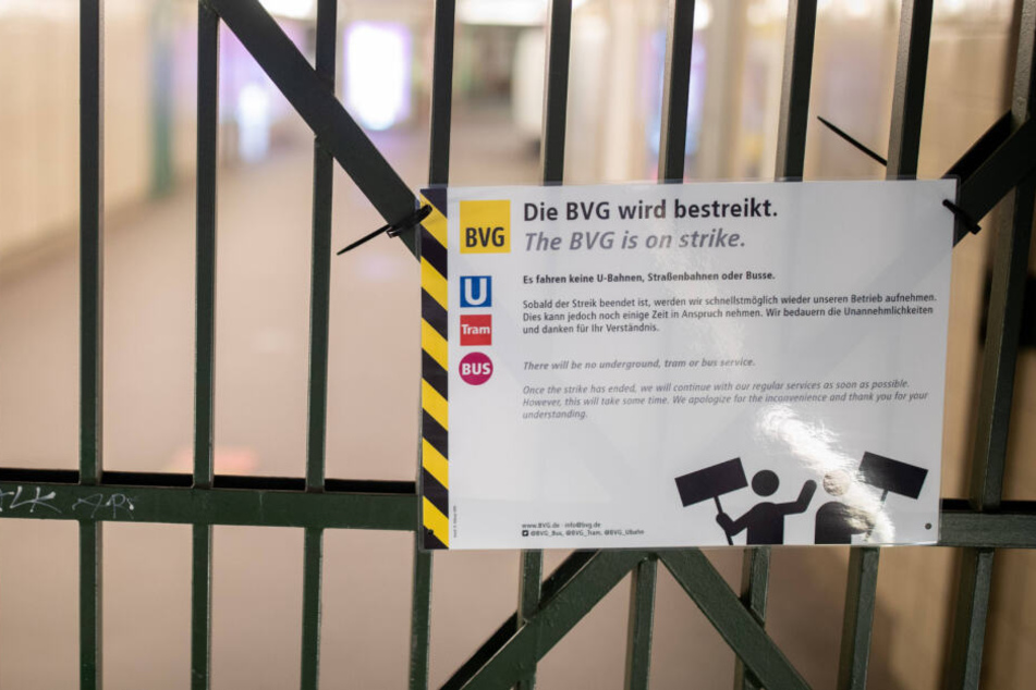 Erst vor kurzem gab es zwei Streiktage der BVG.