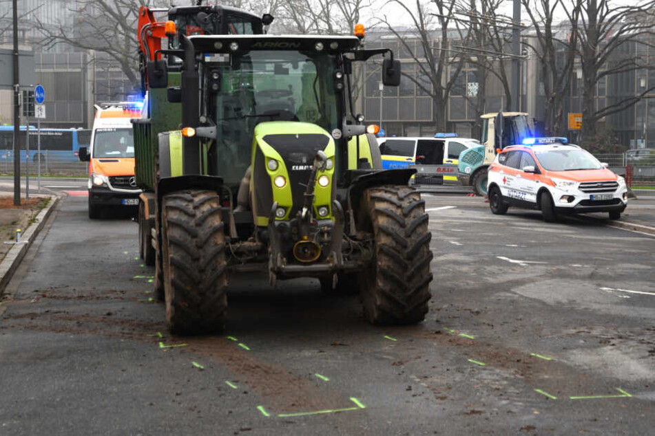 Mit diesem Gespann rangierte der 44-Jährige, als es zum Unfall kam.
