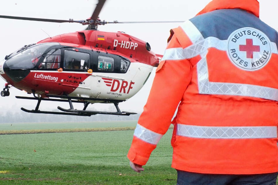 Ein Rettungshubschrauber brachte den Jungen auf schnellstem Weg ins Krankenhaus (Symbolbild).