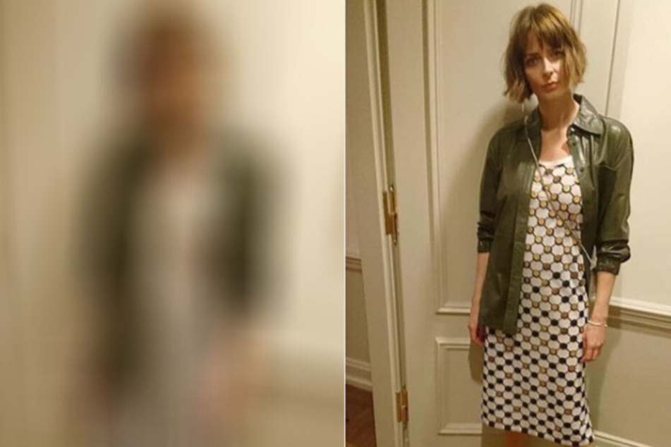 Zum ersten Mal ohne Baby unterwegs: In diesem Outfit zeigte sich Eva am Wochenende.