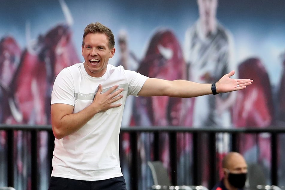 "Überhaupt nicht zufrieden": RB-Coach Julian Nagelsmann (32).