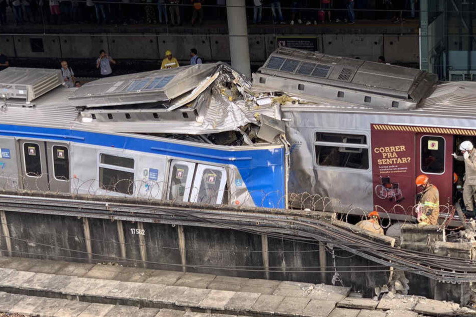 Twitterbilder zeigen das schreckliche Unglück in Brasilien.