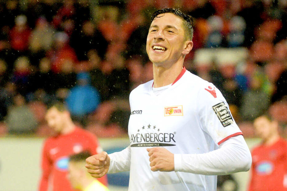 Zulj jubelt nach seinem Tor zum 0:1.