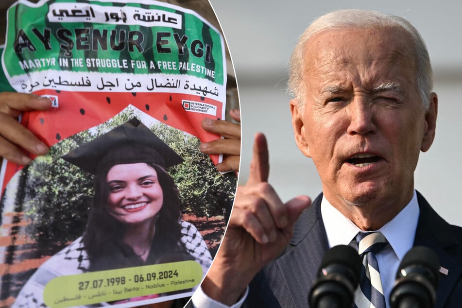 Biden claims Israeli killing of US citizen Aysenur Ezgi Eygi was an "accident"