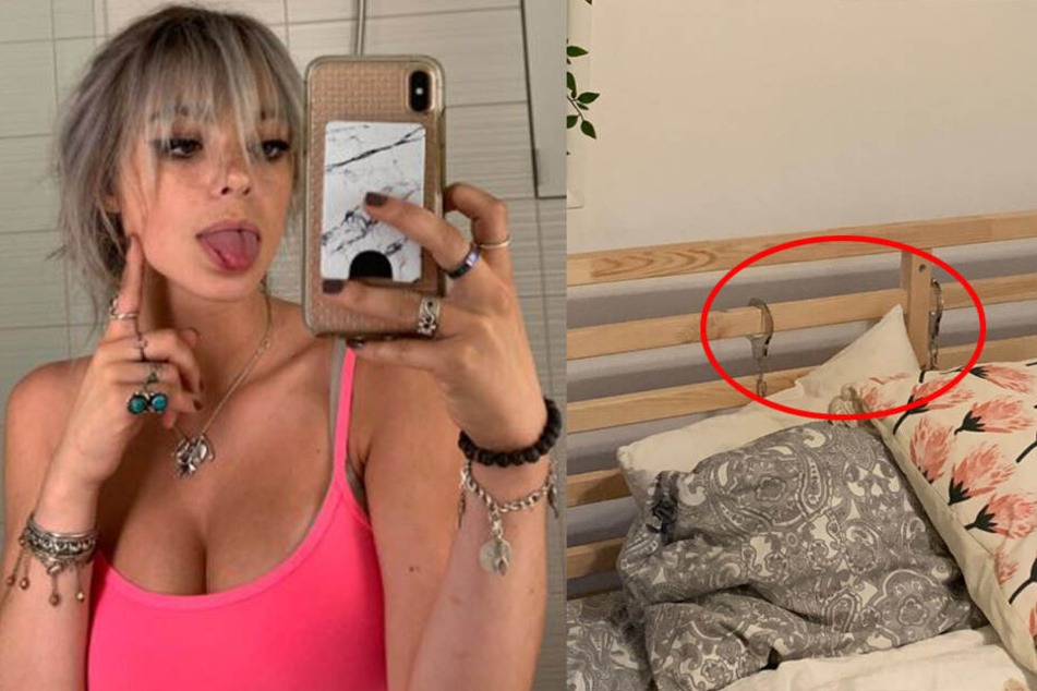 Handschellen am Bett: Ein peinliches Detail...