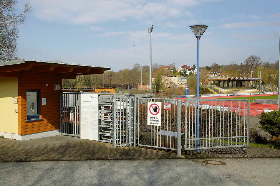 Aus dem Wirtschaftsgebäude am Stadion an der Müllerwiese verschwanden zwei Verstärker.