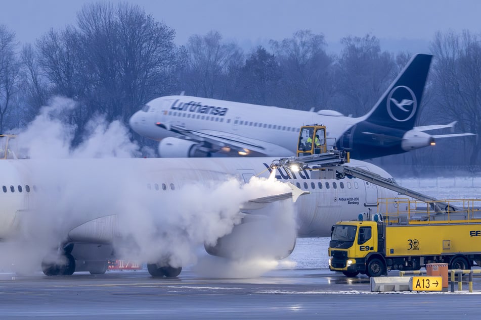 München: Schneechaos am Flughafen München: Zig Flüge gestrichen