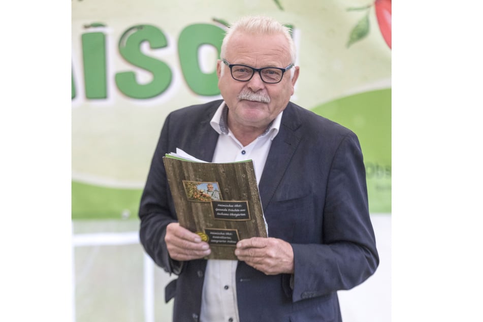 Jörg Geithel (65) ist der Vorsitzende des Obstbauverbandes Sachsen &amp; Sachsen-Anhalt.