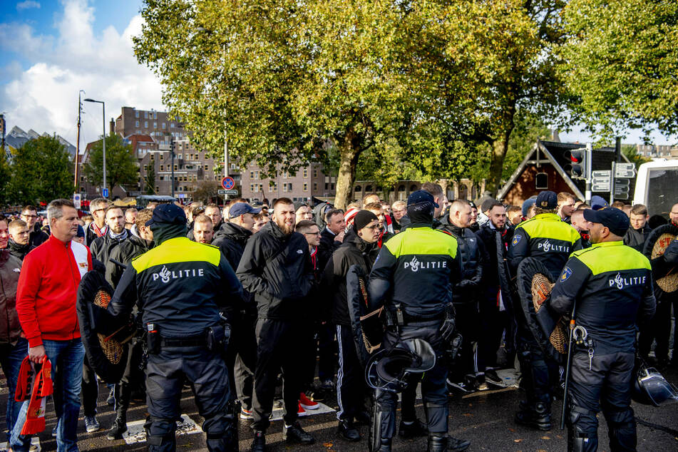 Rund um das Spiel von Union Berlin in Rotterdam am Donnerstag gab es 75 Festnahmen.