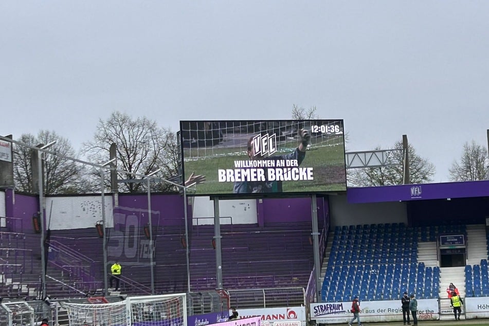 Zwei Stunden vor Anpfiff wurden die Stadiontore in Osnabrück geöffnet.