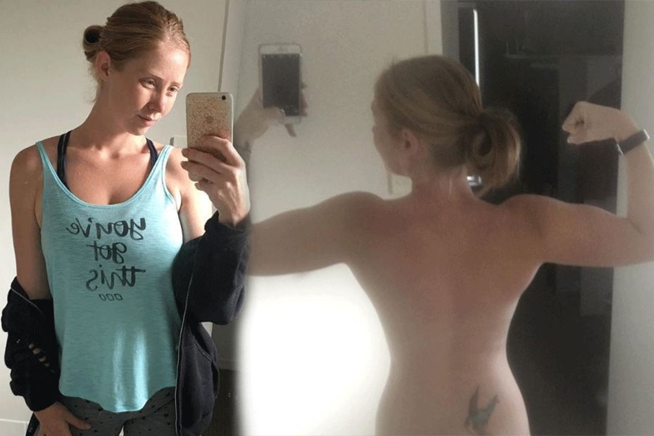 Jetzt zeigt sich Dellit gerne auf sexy Selfies.
