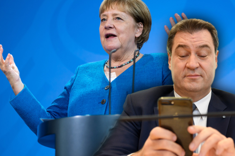 "Persönliche SMS": Merkel stand Söder in schweren Stunden zur Seite