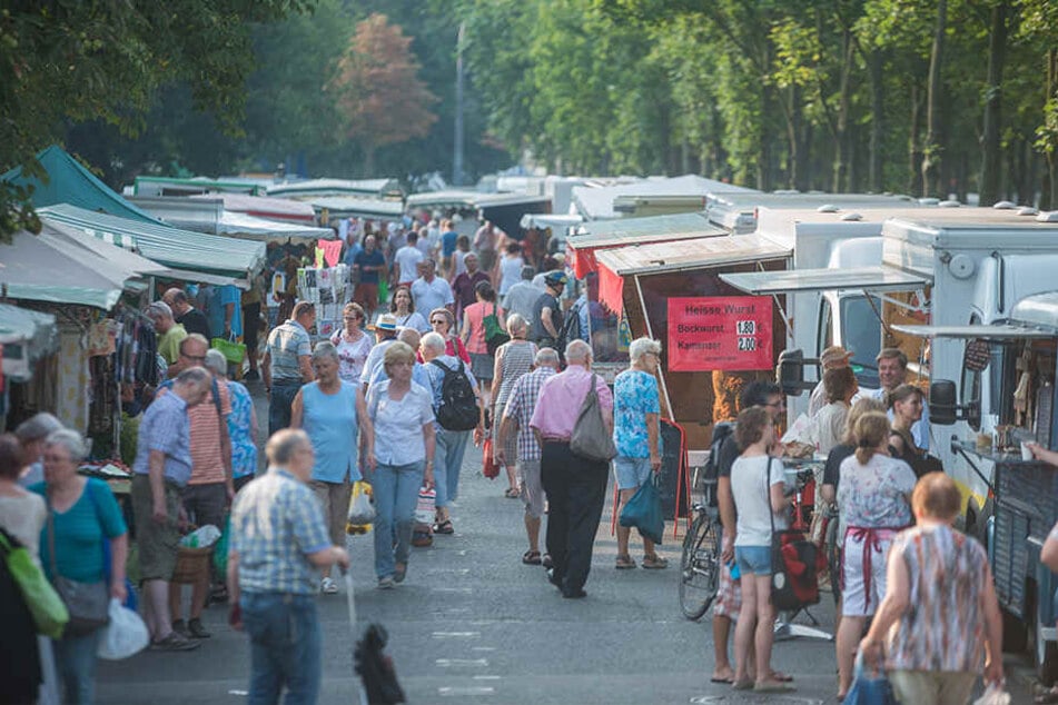 Der Sachsenmarkt an der Lingnerallee ging aus dem sogenannten Forum-Markt hervor. Dieser wurde nach der deutschen Wiedervereinigung von der Bürgerbewegung "Neues Forum" ins Leben gerufen, um regionalen Produkten zu einer Chance zu verhelfen.