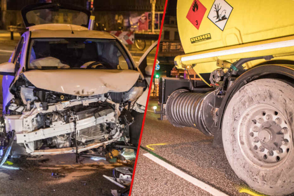 Verfolgungsjagd auf der Reeperbahn endet mit Horror-Crash!
