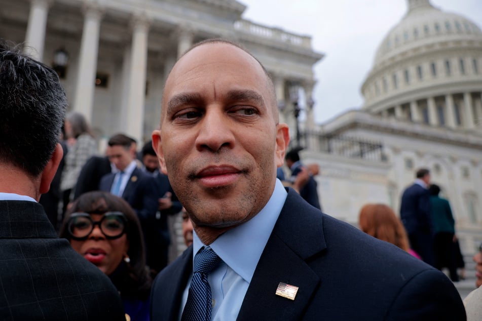 House Minority Leader Hakeem Jeffries said Democrats in the House of Representatives "will not provide a single vote" to the Republican's budget blueprint.