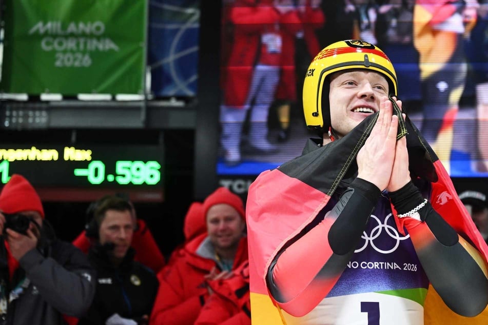Mit vier Bahnrekorden und Schmerzen! Rodler Langenhan saust zum Olympiasieg