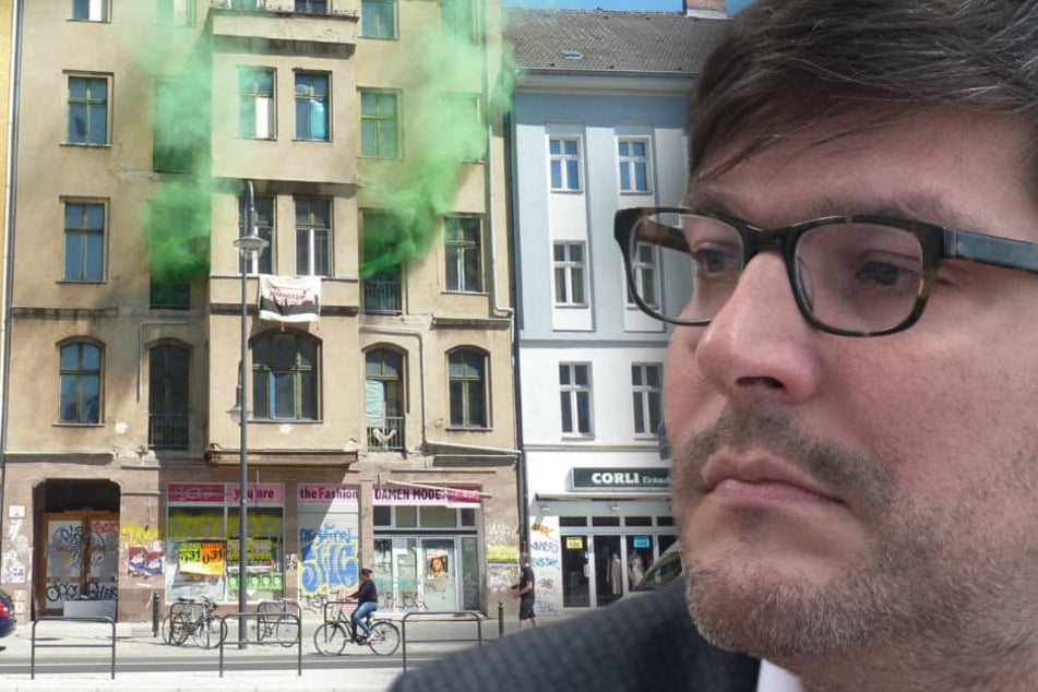 Unter der Bewegung "#besetzen" wurden viele leerstehende Häuser in Berlin am Pfingstwochenende besetzt, um auf dem Mietenwahnsinn aufmerksam zu machen. (Bildmontage)