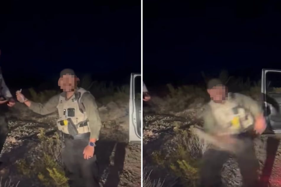 Freudestrahlend schmettert der 27-Jährige das Tierbaby gegen ein Polizeiauto und bringt es damit um.