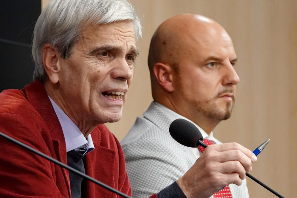 Wolfgang Gedeon (links) und Stefan Räpple.