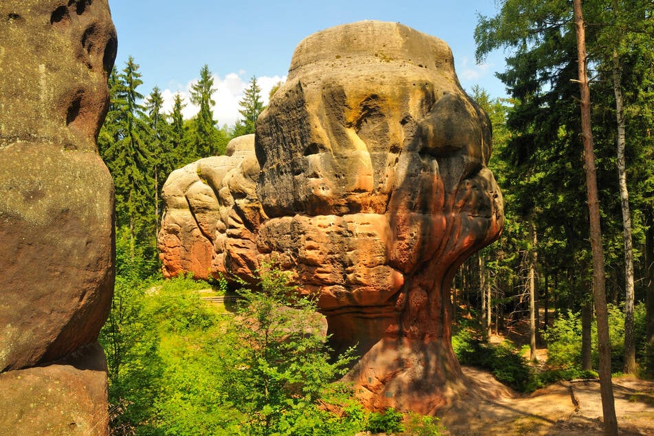 Natur pur: die Kelchsteine im Zittauer Gebirge.