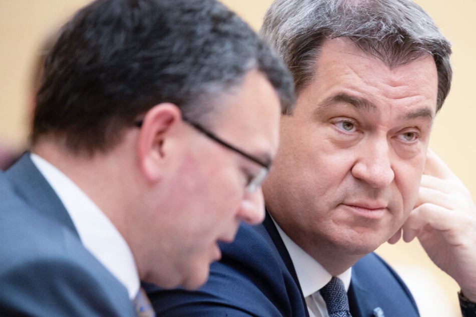 CSU-Chef Markus Söder (r.) ist der amtierende Ministerpräsident des Freistaats Bayern.