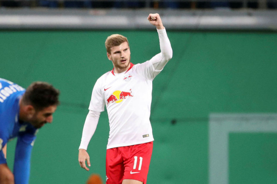 Timo Werner wurde mit zwei Toren zum Pokalhelden.