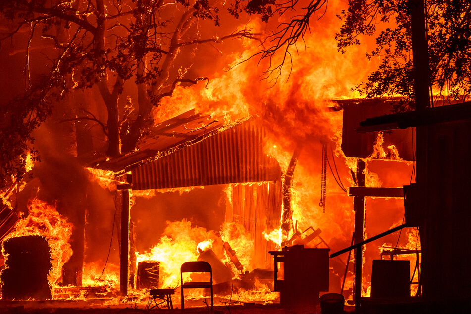 The village of Payners Creek was overrun by the fire, and the damage cannot yet be quantified.