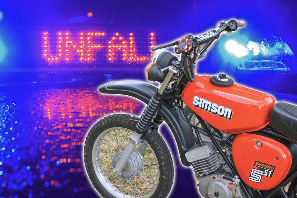 Erneuter schwerer Simson-Unfall: 15-Jähriger kracht in VW und rutscht gegen Baum