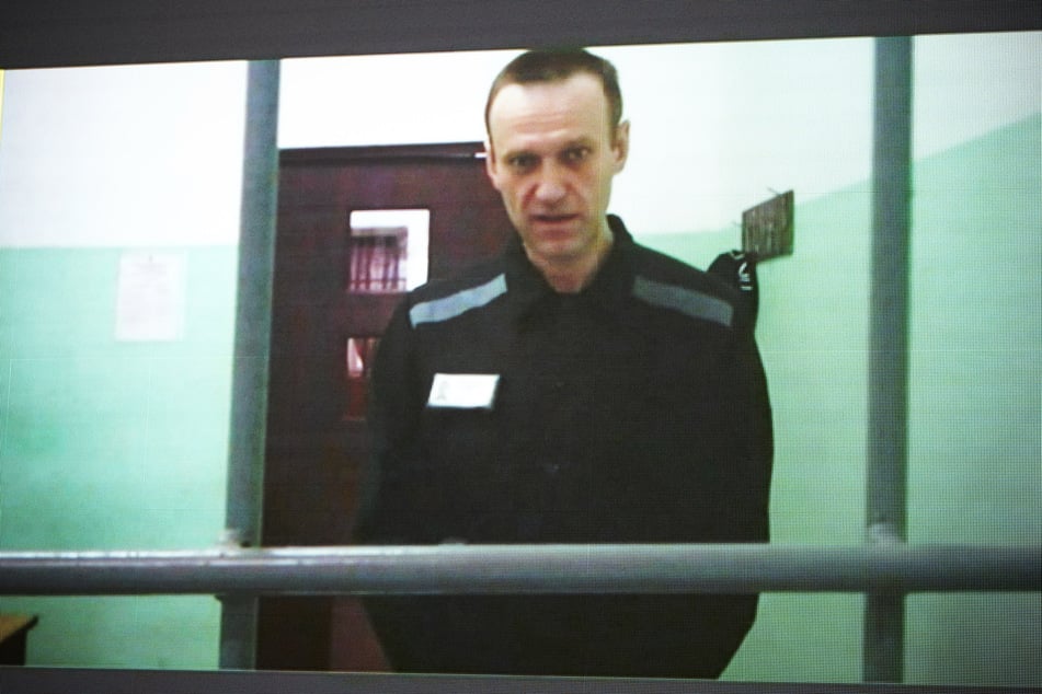 Alexej Nawalny (47) während einer Live-Übertragung von einer Anhörung vor dem Obersten Gerichtshof.
