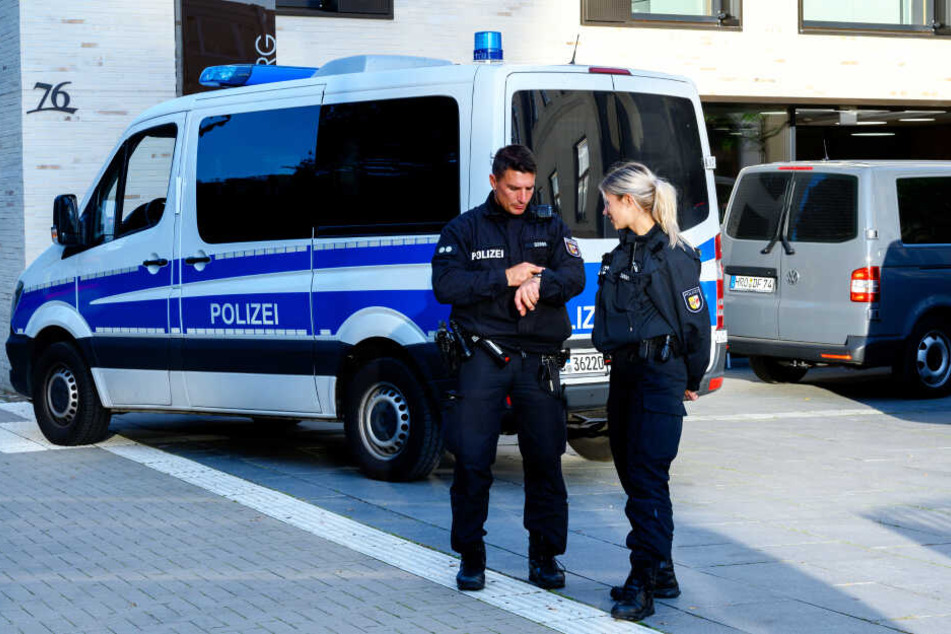 Polizisten hatten nicht viel zu tun bei dem "Überfall" (Symbolbild).