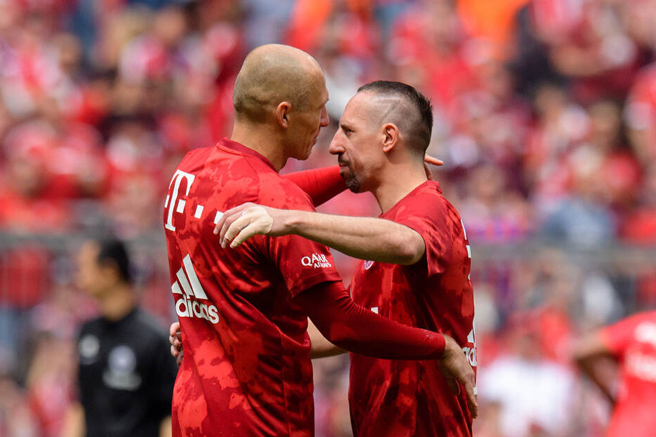 Arjen Robben und Franck Ribery beendeten gemeinsam im Mai eine Ära beim deutschen Rekordmeister.