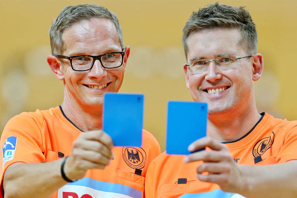Marcus Helbig und Lars Geipel pfeifen seit über 20 Jahren zusammen, die beiden sind ein eingespieltes Team.