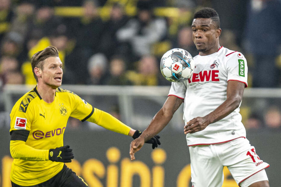 Kölns Cordoba konnte sich in Dortmund nicht entscheidend durchsetzen.