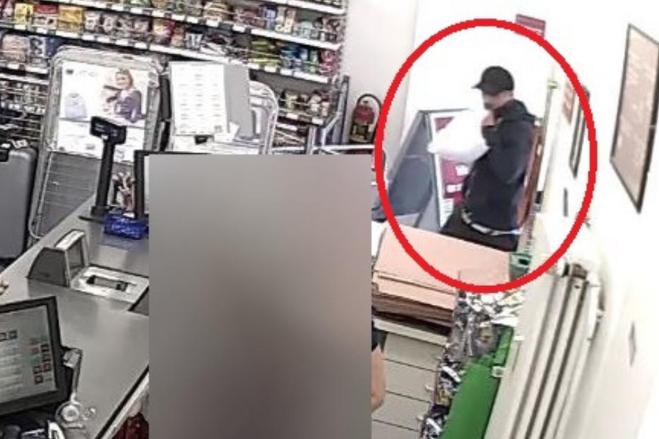 Dieser Mann soll das Geschäft "Pfenningland" überfallen haben.