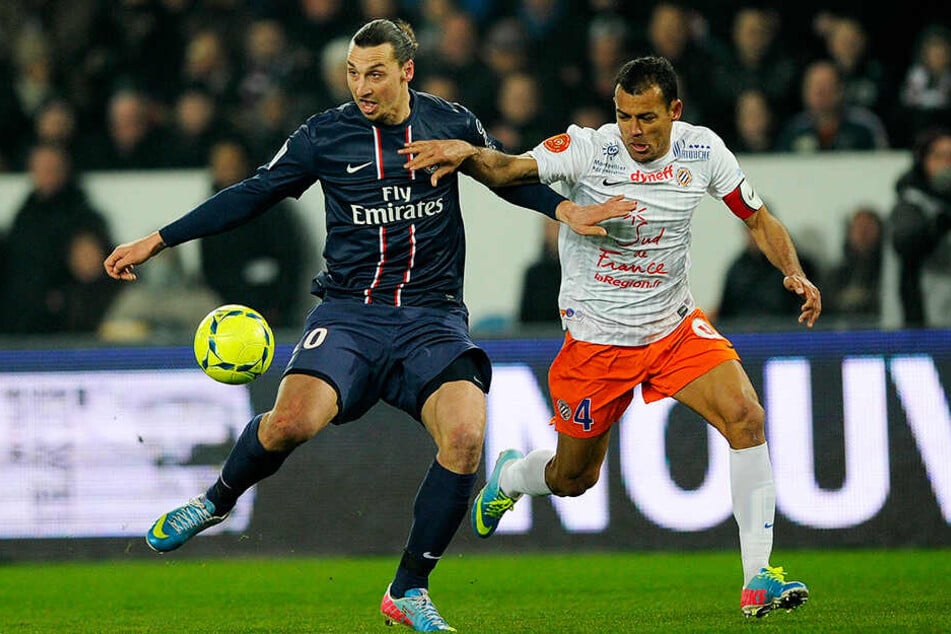 Hilton (r.) im Duell mit dem damaligen PSG-Star Zlatan Ibrahimovic.