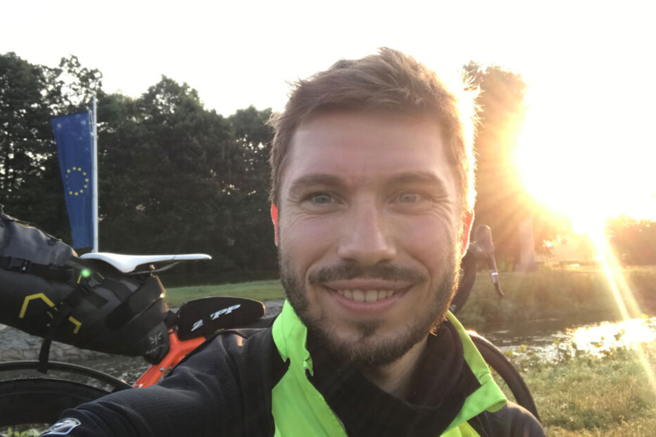 Stefan Barth (29) war auf Europa-Radtour. Im Erzgebirge verschwand sein Bike.